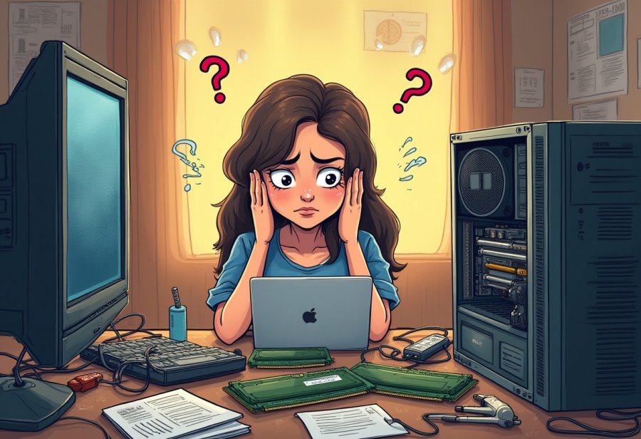 Embrace the hilarious chaos of DIY computer upgrades and learn to thrive